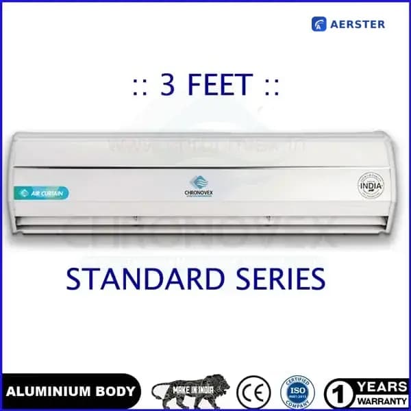 AERSTER FLOW 3ft Aluminium Air Curtain