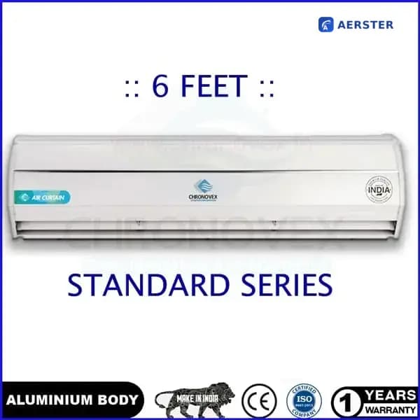 AERSTER FLOW 6ft Aluminium Air Curtain
