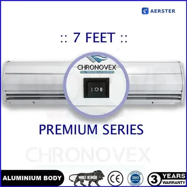 AERSTER SHIELD 8ft SS304 Industrial Air Curtain